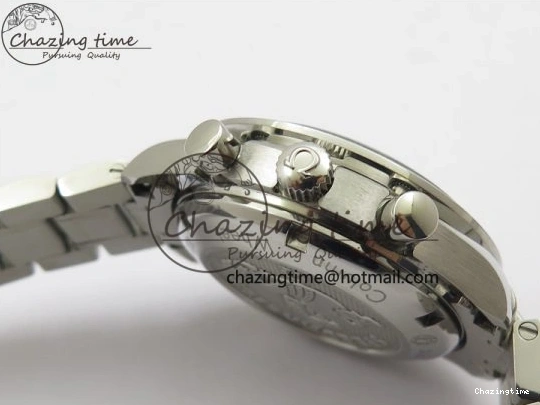 0507 Elegant Speedmaster Racing Master SS HRF 1:1 Best Edition White Dial on SS Bracelet A 7864
